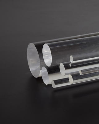 Rundstab aus Acrylglas, transparent farblos, Durchmesser 5 mm, Länge 1'000 mm