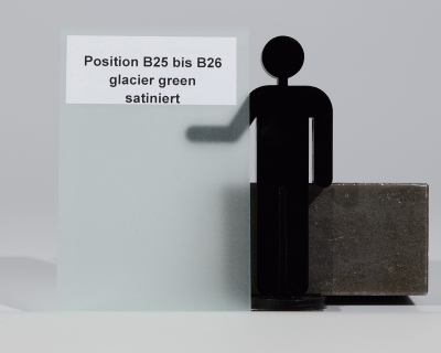 Platte aus Acrylglas 3 mm glacier green satiniert