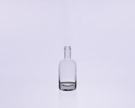 Kurzhalsflasche, transparent 500 ml, 5er Set