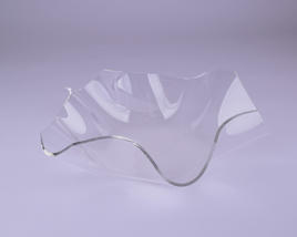 Schale, klein, glasoptik transparent